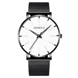 Genève – montre de luxe pour hommes, minimaliste, Ultra mince