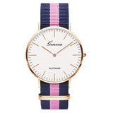 Genève – Montre-bracelet à Quartz analogique pour femmes