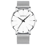 Genève – montre de luxe pour hommes, minimaliste, Ultra mince